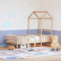 Bedframe met huisje massief grenenhout 80x200 cm - thumbnail