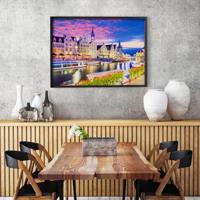 Ghent at Twilight - België Puzzel 1000 Stukjes - thumbnail