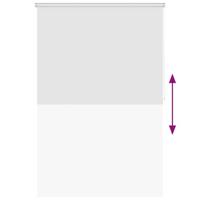 VidaXL Rolgordijn voor douche 160x240 cm wit - thumbnail