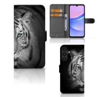 Samsung Galaxy A15 | Telefoonhoesje | Met pasjeshouder | Tijger - thumbnail
