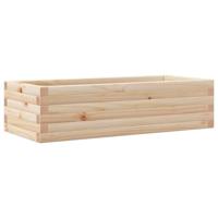 Plantenbak 90x40x23 cm massief grenenhout - thumbnail