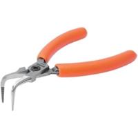 Bahco Precisiepunttang | compact | 90° afgebogen punt | oranje PVC-handgrepen | 125 mm - industrieverpakking - C3790IP - thumbnail