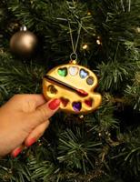 Nordic Light Kerstbal Schilders Palette 10 cm - thumbnail