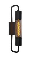 Lucide CALIXT - Wandlamp - 1xE27 - Zwart - thumbnail