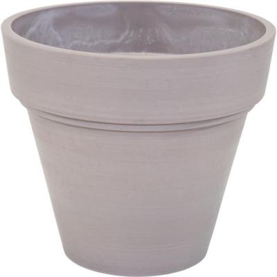 Bloempot Mega Collections Ecostone Planter Bruin Taupe Ø 35 cm 35 cm 35 x 30 cm