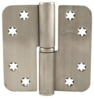 Ivana kogelstiftpaumelle - RVS - afgerond - 89x89x3mm - DIN Rechts - thumbnail