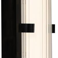 Searchlight Badkamer wandlampClamp 43cm zwart - 63125-1BK - thumbnail