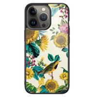 iPhone 13 Pro glazen hardcase - Sunflowers - thumbnail
