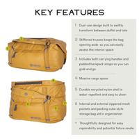 Nemo Double Haul Convertible 55L Duffel Chai 55L - thumbnail