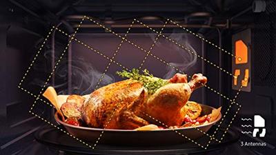 Magnetron met Grill Samsung MG23T5018CW Wit 800 W 23 L