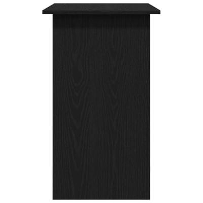 Bureau 80x45x74 cm spaanplaat zwart eikenkleurig