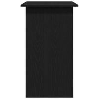 Bureau 80x45x74 cm spaanplaat zwart eikenkleurig - thumbnail