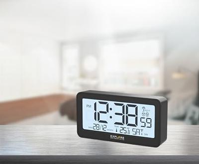 Explore Scientific RDC1000CM3000 Zendergestuurd Wekker Zwart (mat) Alarmtijden 2