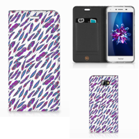Huawei Y5 2 | Y6 Compact | Hoesje met Magneet | Feathers Color - thumbnail