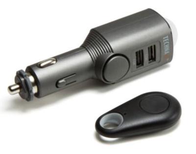Technaxx TX-100 Auto-alarmsysteem Afstandsbediening, Binnenbewaking 12 V, 24 V Zwart