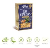 Lifefood Lifefood Life Crackers Chia Hennep Bio (90g) - thumbnail