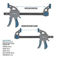 Lijmklem Ferrestock 18"/450 mm (2 pcs) - thumbnail