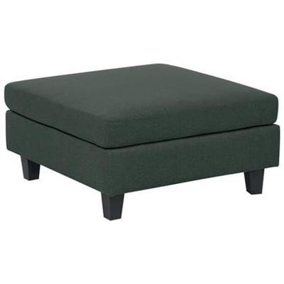 Beliani - UNSTAD - Hocker - Donkergroen - Polyester