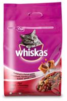 Whiskas Combipack Adult 1+ kattenvoer 2 stuks: rund 3,8 kg + kip 3,8 kg - thumbnail