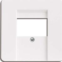 ELSO centrale plaat 206014 voor TAE-doos 3-voudig zuiver wit Meerdere kleuren 1 stuk(s) - thumbnail