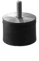 Cilindrische Trillingsdemper Type D 20 x 12 - 55 Shore M6x15 - thumbnail