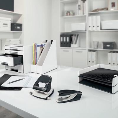 Brievenbak leitz wow a4 wit/zwart | 4 stuks