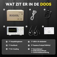 Rigol DS1102Z-E Digitale oscilloscoop 100 MHz 2-kanaals 1 GSa/s 24 Mpts 8 Bit Digitaal geheugen (DSO) 1 stuk(s) - thumbnail