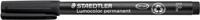 Staedtler Lumocolor permanent F DRY SAFE 318 WP4 Permanent marker Rood, Blauw, Groen, Zwart Watervast: Ja - thumbnail