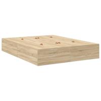 Bedframe Sonoma eiken 200 x 150 x 31.5 cm Bewerkt hout - thumbnail