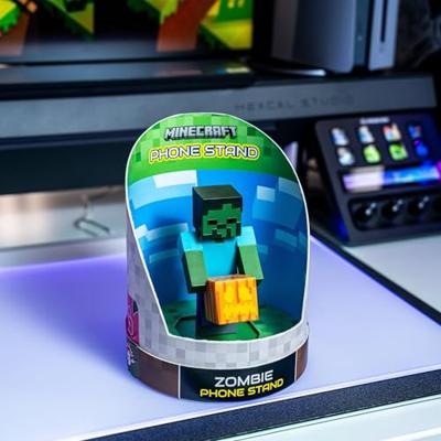 Minecraft Zombie Holdems Cable Guys Mini Device Holder and Phone Stand 11cm - thumbnail