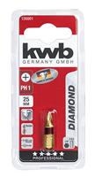 Bit Diamond 25 mm phillips Nr. 1 kaart KWB - Kwb - thumbnail