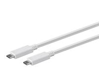 Monoprice Select Series USB-C kabel 3.1 2M US Kleur: wit - thumbnail