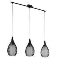 Eglo Design Hang Lamp Razoni 3-lichts zwart 94389 - thumbnail