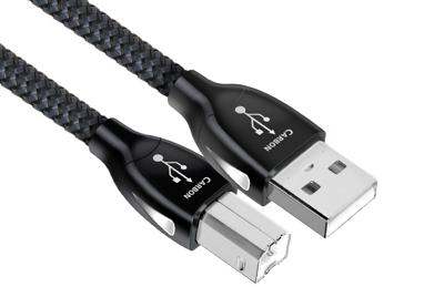 AudioQuest 0.75m Carbon USB A-B USB-kabel 0,75 m 2.0 USB B Zwart