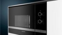 Siemens iQ300 BF550LMR0 magnetron Ingebouwd Solo-magnetron 25 l 900 W Zwart, Roestvrijstaal - thumbnail