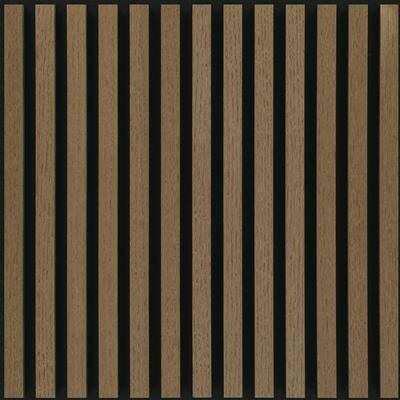 Silentlines lattenwand tegel geolied eiken - 2 tegels van 553x553x22mm