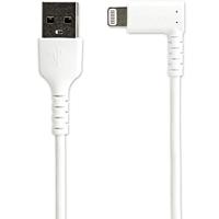 StarTech.com Premium USB-A naar Lightning Kabel 1m Wit - Robuuste 90° haakse USB Type A naar Lightning Charge & Sync Oplaadkabel met Aramide Vezels - Apple MFi Cert. - iPhone (RUSBLTMM1MWR) - thumbnail