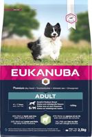 EUKANUBA premium hondenvoer met lamvlees & rijst voor kleine en middelgrote rassen - droogvoer voor volwassen honden, 2,5 kg - thumbnail