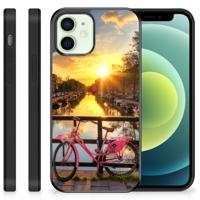 iPhone 12 Mini Silicone Hoesje Amsterdamse Grachten - thumbnail