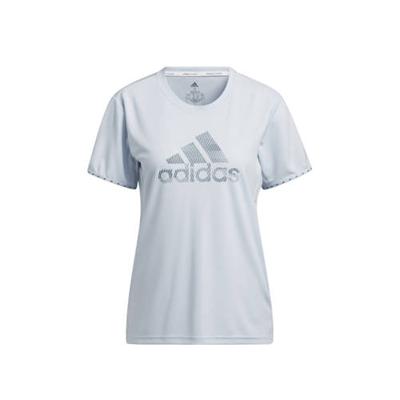adidas Performance Designed4Training sport T-shirt lichtblauw