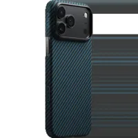 Pitaka Ultra slim case iPhone 17 Pro - Blue/Grey - thumbnail