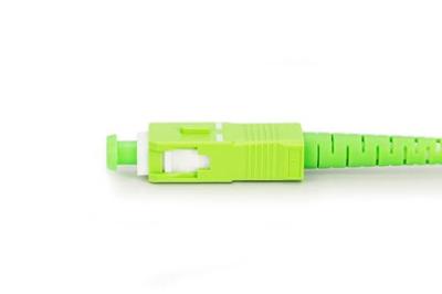 Digitus DK-2922A-05-SCA-SX Glasvezel Optische vezel, Glasvezel Aansluitkabel 500 cm Wit, Groen, Limoengroen, Lime Green [1x SC APC-stekker - 1x SC APC-stekker] - thumbnail