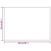 Verzwaringsdeken met hoes 152x203 cm 7 kg stof grijs - thumbnail