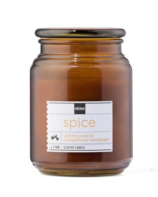 HEMA Geurkaars in glazen pot spice