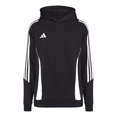 adidas Tiro 24 Sweat Hoodie Kids Zwart Wit adidas Tiro 24 Sweat Hoodie Kids Zwart Wit