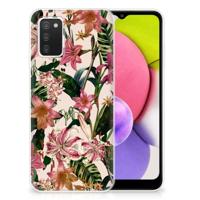 Samsung Galaxy A03S | TPU Case | Flowers - thumbnail