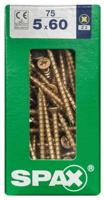 Schroefdoos SPAX Houten schroef Platte kop (5 x 60 mm) (5,0 x 60 mm) - thumbnail