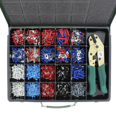 Combinatie-assortiment Geïsoleerde Kabelschoenen en Adereindhulzen