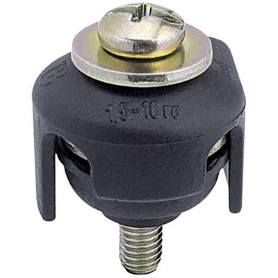 HellermannTyton 435-01559 Tap Connector 1510-ST-BK Aftakklem Flexibel: - Massief: 1.5-10 mm² 1 stuk(s) Zwart HellermannTyton 435-01559 Tap Connector 1510-ST-BK Aftakklem Flexibel: - Massief: 1.5-10 mm² 1 stuk(s) Zwart
