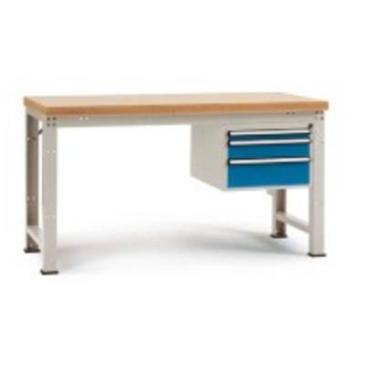 Manuflex WP5417.7035 Compleet werkbank reden PROFI standaard met kunststof plaat, bxdxh = 1500 x 700 x 840 mm Manuflex WP5417.7035 Compleet werkbank reden PROFI standaard met kunststof plaat, bxdxh = 1500 x 700 x 840 mm